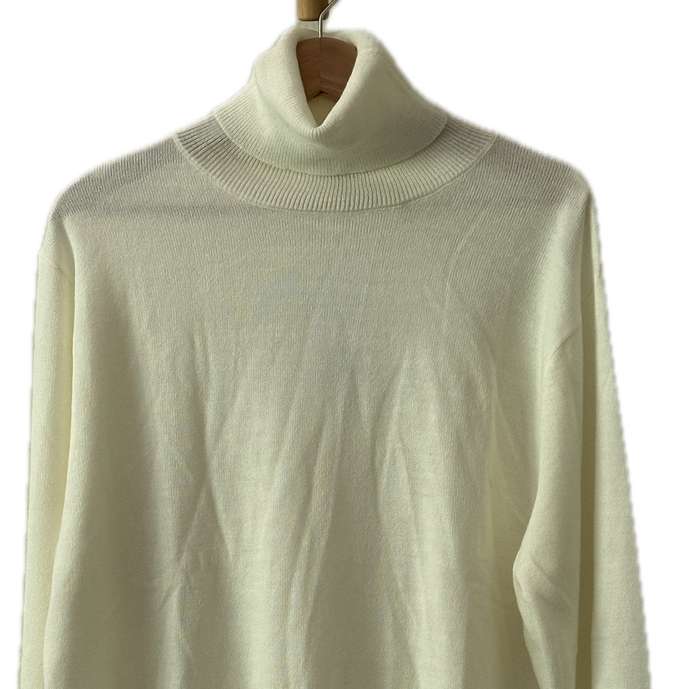 Fashion Nova Cream Turtleneck Sweater